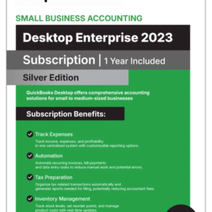 QuickBooks Desktop Enterprise 2023 – 1 Year Subscription - Desktop License