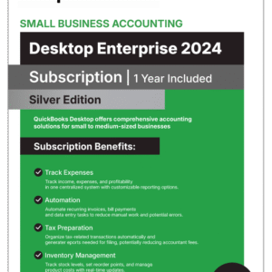 QuickBooks Desktop Enterprise 2024- 1 Year Subscription - Desktop License